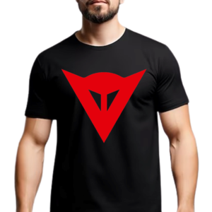 CAMISETA DAINESE NEGRO ROJO