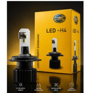 HALOGENOS | H4 12V 24V /18W P43T | HELLA | RETROFIT STANDARD